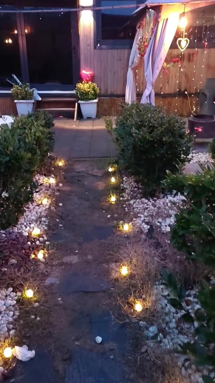 Romantik kutlama organizasyonu