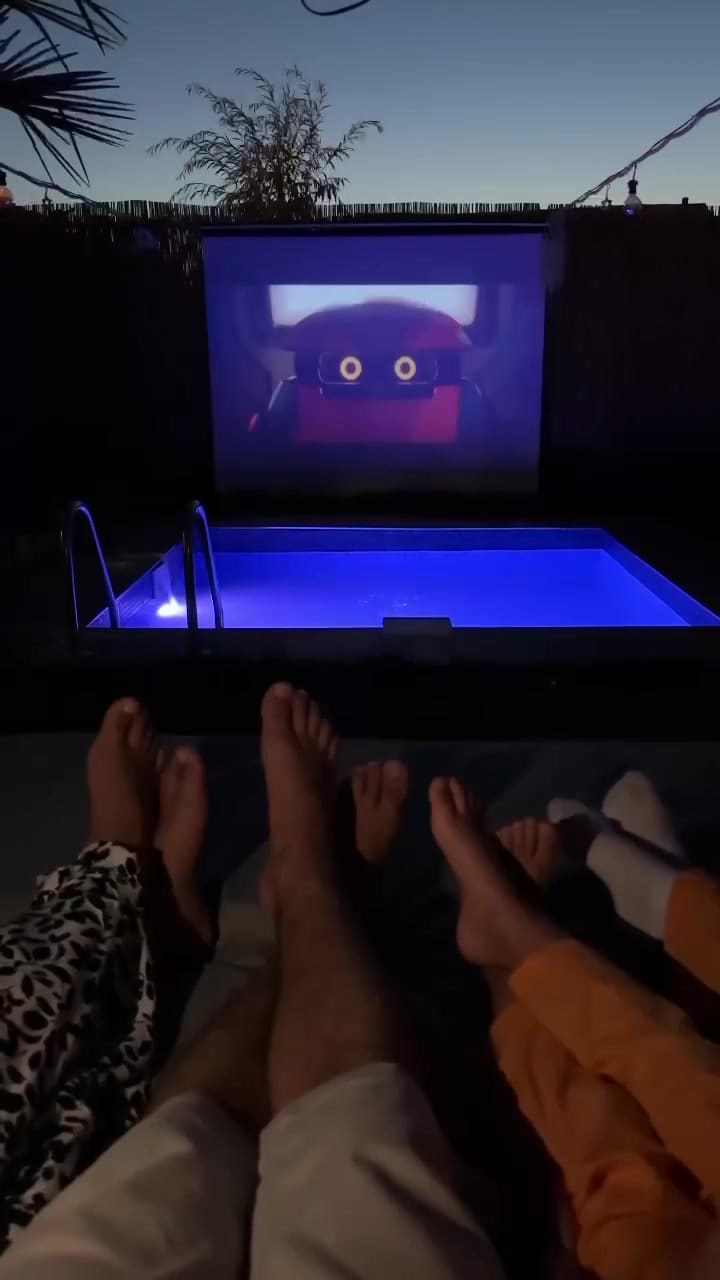 Açık hava sinemasında film keyfi